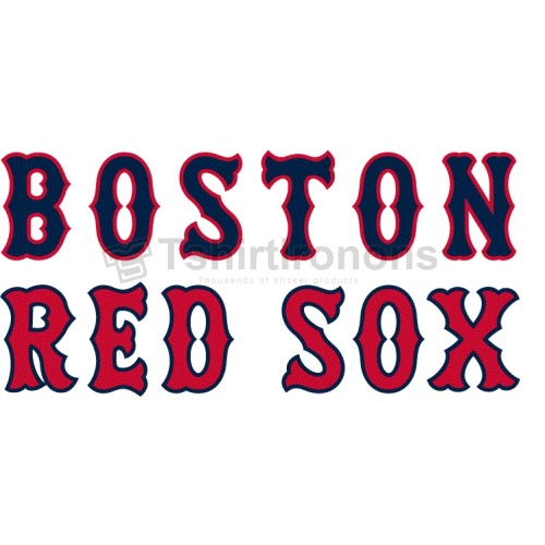 Boston Red Sox T-shirts Iron On Transfers N1472